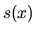 $s(x)$
