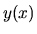 $y(x)$