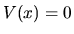 $V(x)=0$
