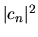 $\vert c_n\vert^2$