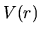 $V(r)$