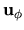 $\displaystyle {\bf u_\phi}$