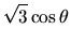$\displaystyle \sqrt{3} \cos\theta$