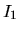 $\displaystyle I_1$