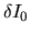 $\displaystyle \delta I_0$