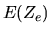 $E(Z_e)$