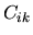 $C_{ik}$