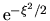${\rm e}^{-\xi^2/2}$
