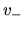 $v_-$