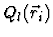$Q_l(\vec r_i)$