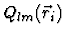 $Q_{lm}(\vec r_i)$