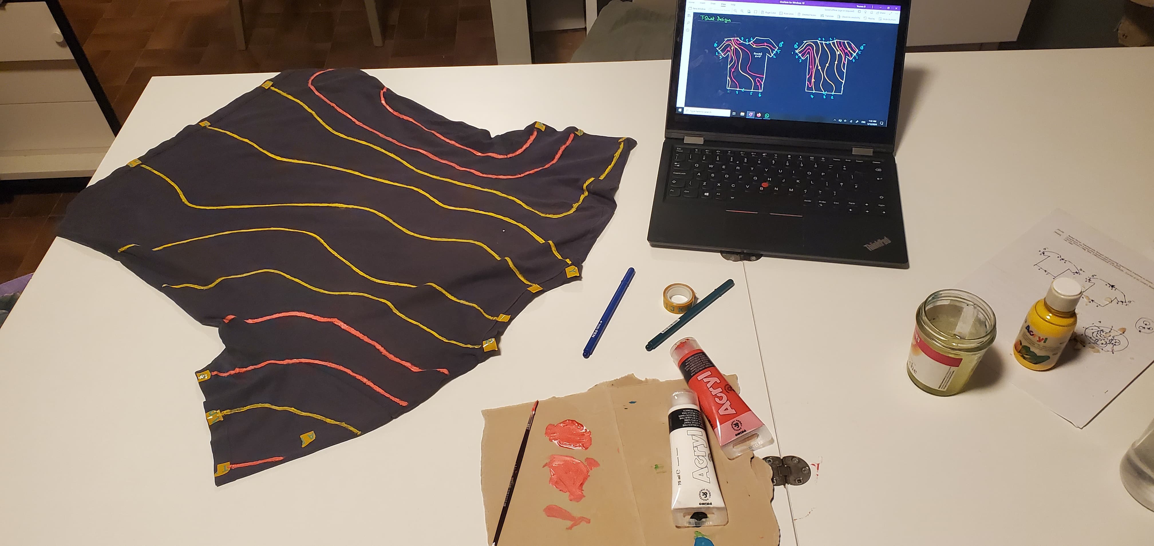 Tshirt in the making